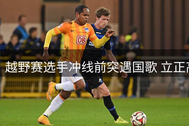 越野赛选手冲线前突遇国歌 立正高唱感动全场